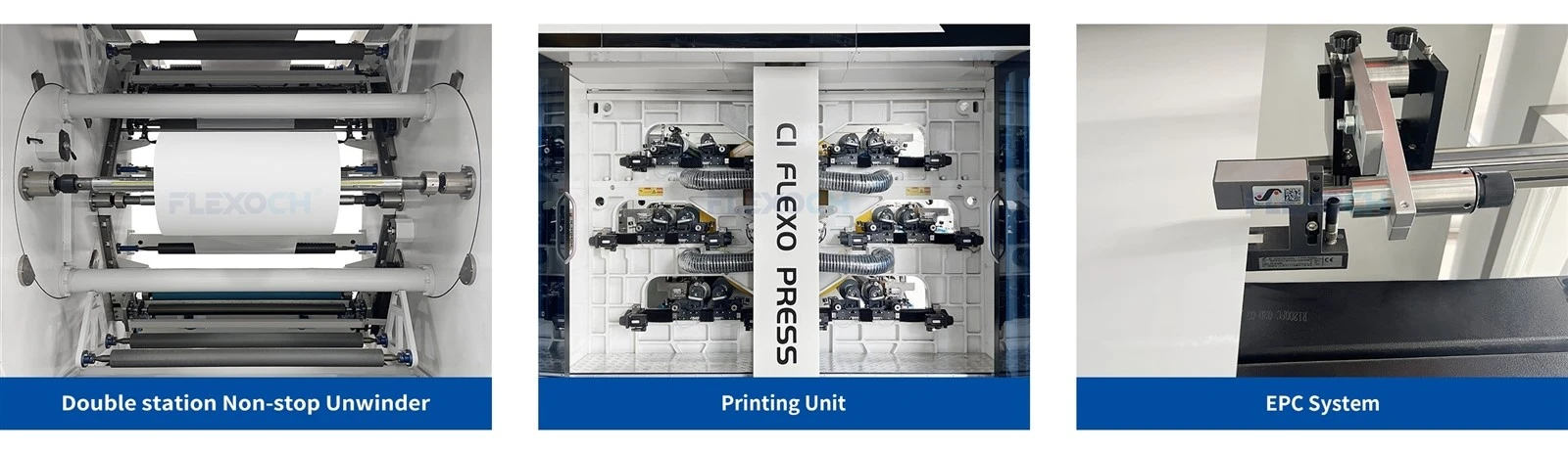 Gearless flexo printing machine detail_01 Gearless flexo printing machine detail_01